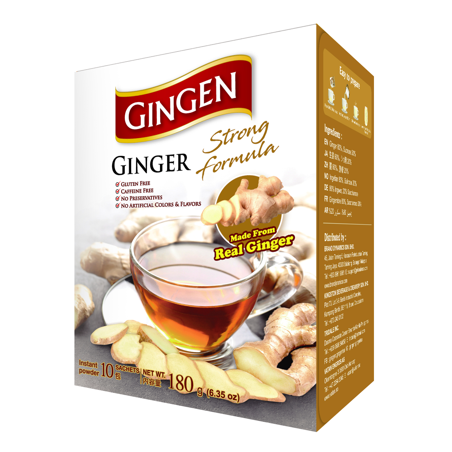 “GINGEN” INSTANT GINGER: STRONG FORMULA