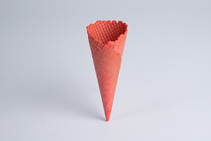 Large Waffle Cone Strawberry