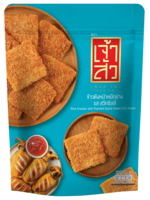 Rice Cracker with Roasted Squid Sweet Chili Flavor