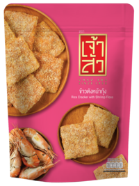 Rice Cracker with Shrimp Floss