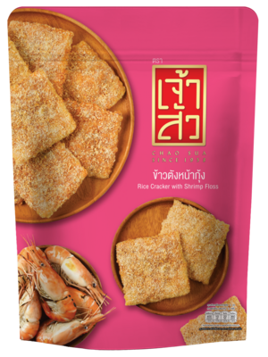 Rice Cracker with Shrimp Floss