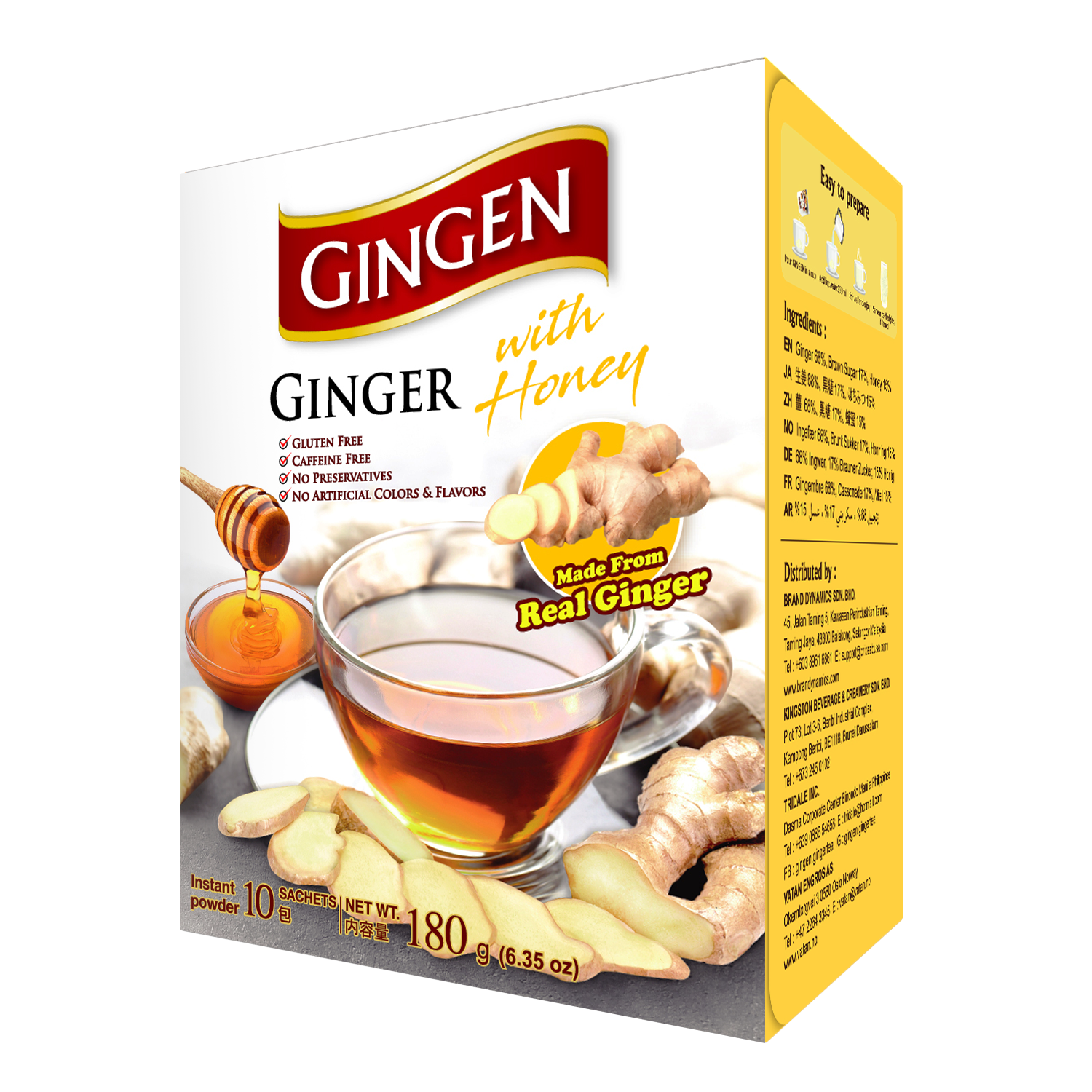 “GINGEN” INSTANT GINGER WITH HONEY