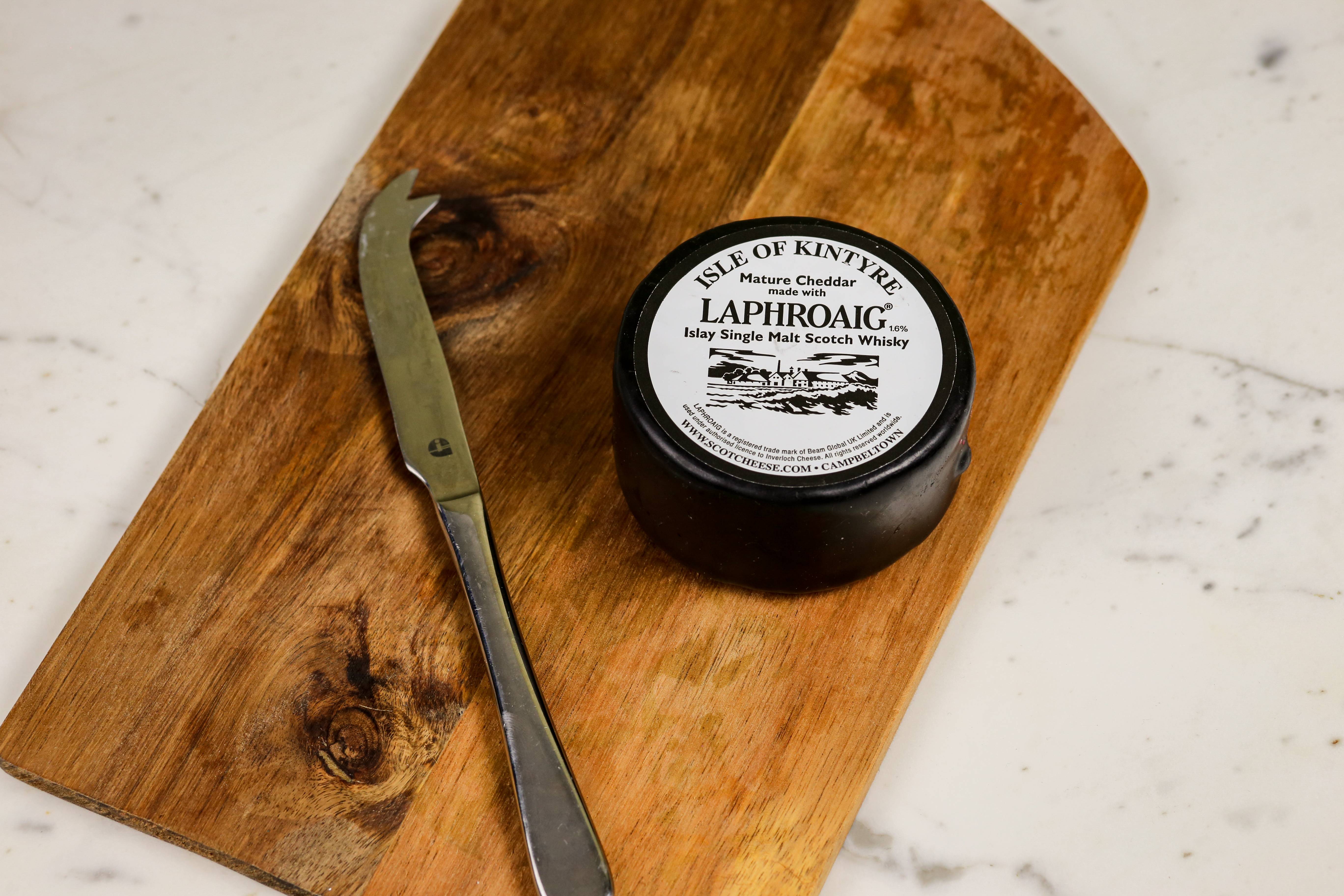 Laphroaig Whisky Cheddar Waxed