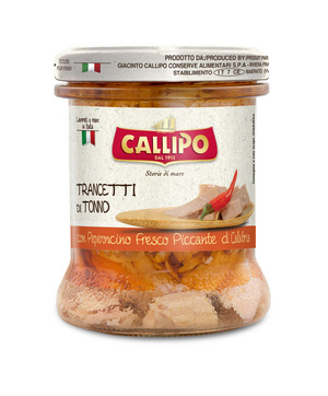 Callipo Trancetti in olive oil with chili from Calabria gr. 170 