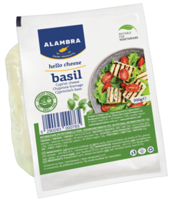 ALAMBRA Cyprus Grilling cheese with Basil