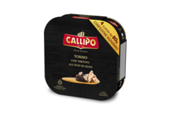 Callipo solid tuna cans in olive oil with Truffle gr. 80x4