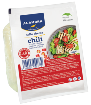 ALAMBRA Cyprus Grilling cheese with Chili