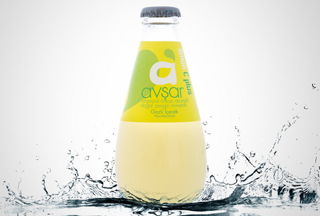 Sparkling Lemon Flavored Natural Mineral Water Plus Vitamin C