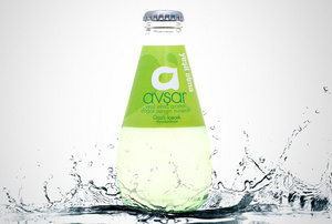 Sparkling Green Apple Flavored Naturel Mineral Water