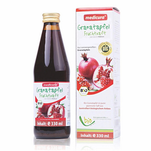 Bio Granatapfel 100 % Fruchtsaft - 330 ml Glasflasche