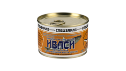 .Salted granular caviar 