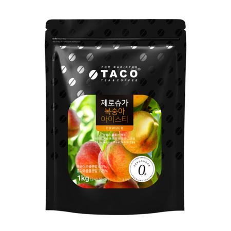 TACO Zero Sugar Peach Ice Tea