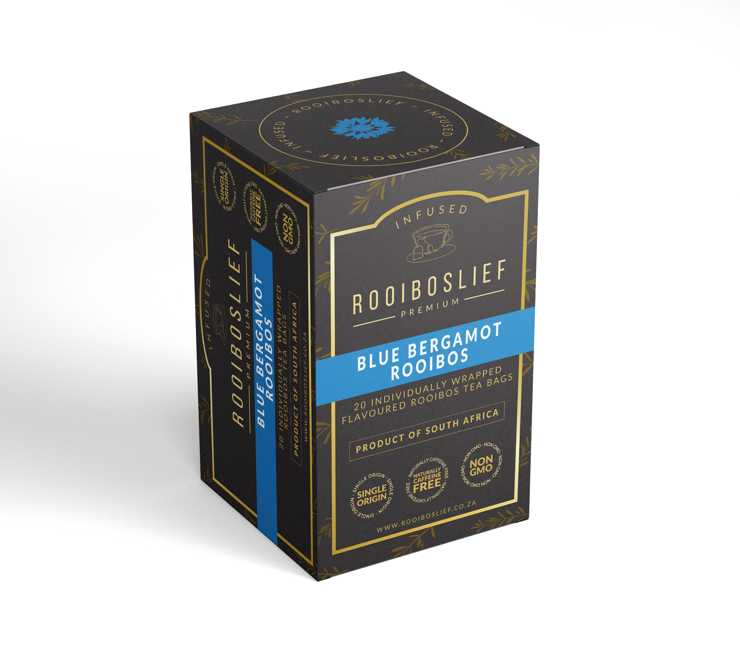 Premium Infused Rooibos - Blue Bergamot