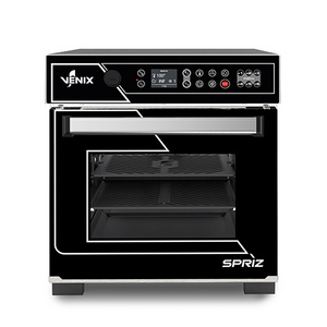 SPZLR0GER00 BLACK -  SPRÌZ - HIGH SPEED CONVECTION OVEN - PANINI KIT INCLUDED