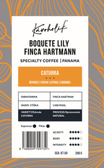 roasted specialty coffee Panama Lily, finca Hartman