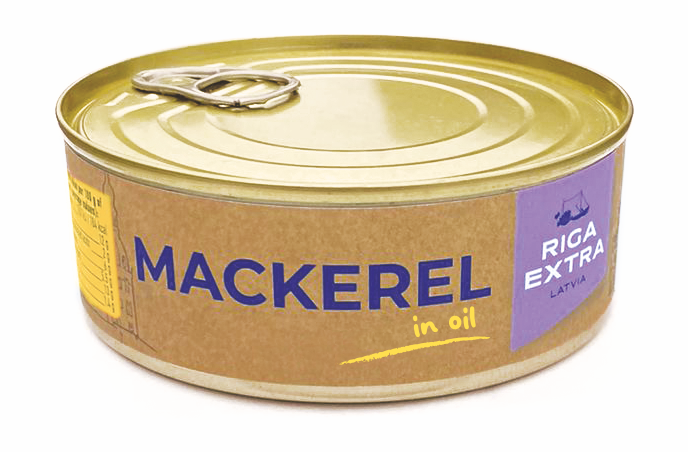 Atlantic mackerel in oil 240g