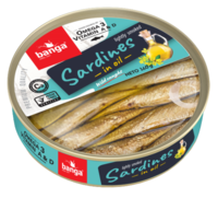 Lightly smoked sardines in oil 160g