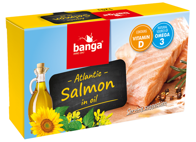 Atlantic salmon in oil 120