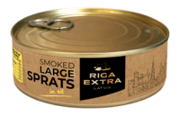 Smoked large sprats in oil 240g