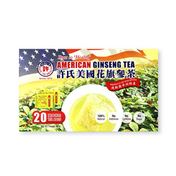HSU’S Wisconsin-grown American Ginseng Tea Bags 20ct