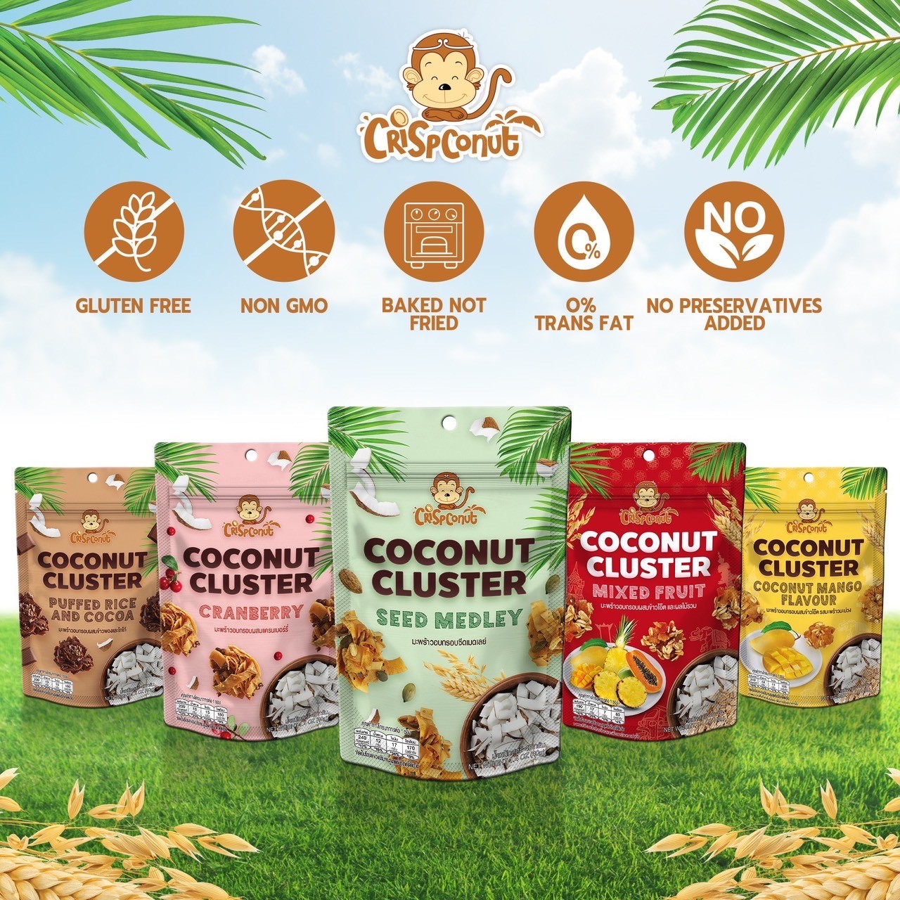 CRISPCONUT COCONUT CLUSTER