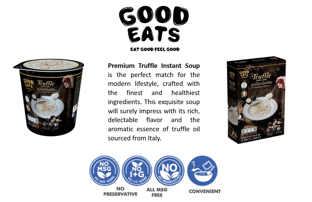 GOOD EATS INSTANT TRUFFLE SOUP