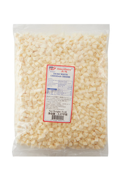 美迪白车达乳酪丁 （高熔点） AmeriDairy Process Colored Cheddar Cheese 