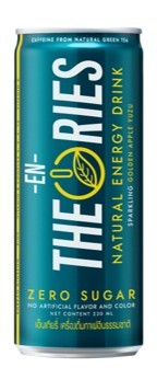 En-THEORIES Natural Energy Drink - Golden Apple and Yuzu Flavor