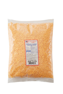 美迪车达乳酪碎（黄） AmeriDairy Shredded  Cheddar Cheese  (Colored)