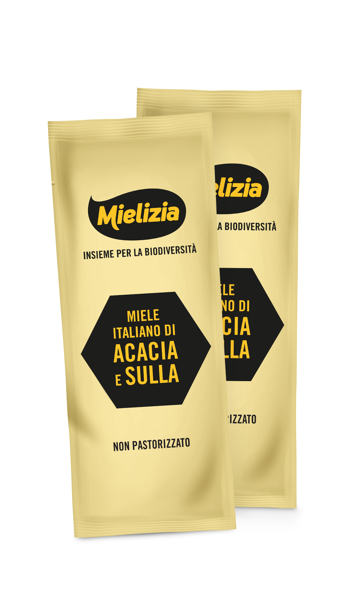 Mielizia single-use honey sachets 5g of Acacia and Sulla honey