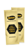 Mielizia single-use honey sachets 5g of Acacia and Sulla honey