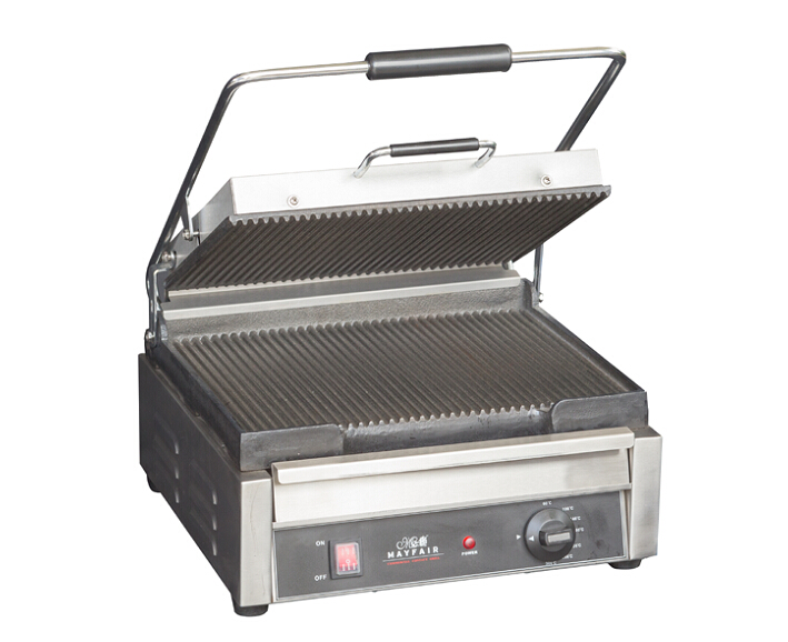 Panini grill-large ribbed